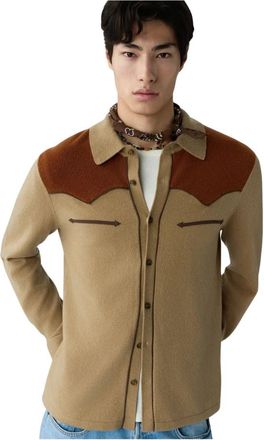 Guest In Residence Camicia Western con Bottoni - - Shirts - Uomo - Beige - L