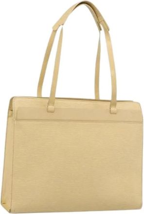 Louis Vuitton Pre-owned Vintage Epi Leather Tote Bag - Dames - Vintage Shopper - Beige - ONE Size - Leer - Vintage
