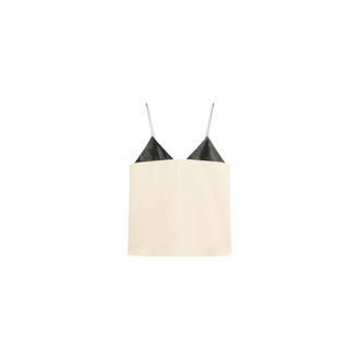 Semicouture Top Francine - Tops - Mujer - Beige - S