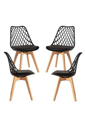 Regalos Miguel Packs Sillas Comedor - Pack 4 Sillas Mima - Negro