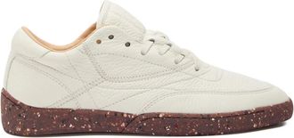 Gabriela Hearst Ohio grained sneakers - women - Calf Leather/Rubber - 36 - Neutrals