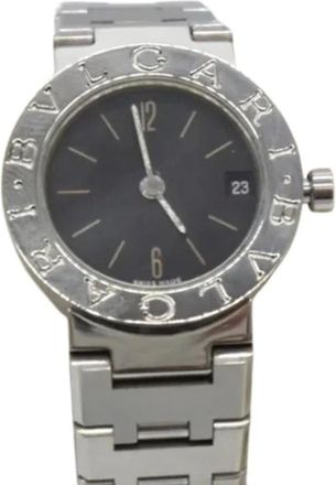 Bulgari Pre-owned Watches, female, Black, Size: ONE SIZE Pre-owned Bb23Ss Wristwatch