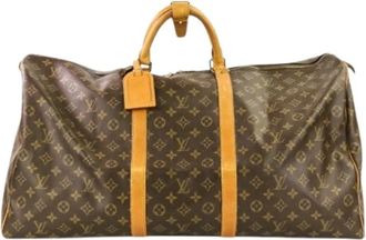 Louis Vuitton Pre-owned Weekend Bags, unisex, Brown, Size: ONE SIZE Pre-owned Monogram Boston Bag