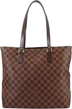 Louis Vuitton Pre-owned Tote Bags, female, Brown, Size: ONE SIZE Pre-owned Cabas Mezzo Tote Bag