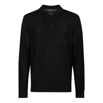 Michael Kors Heren, Tops, Zwart, Maat: S