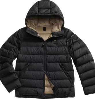 Blauer Black Acton Water-Repellent Quilted Down Jacket