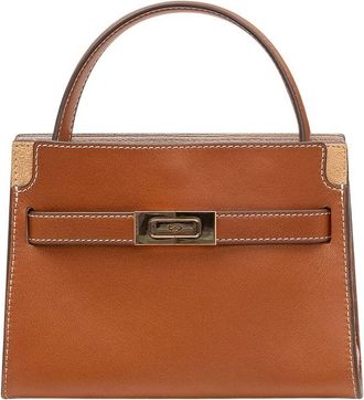 Tory Burch Brown Petite Lee Radziwill Mini Satchel