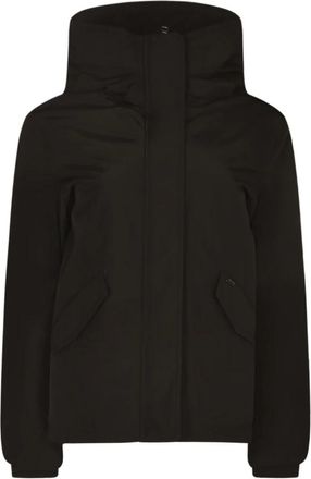 Woolrich Zwarte Winterjassen - Dames - Winterjassen - Zwart - L - Jassen