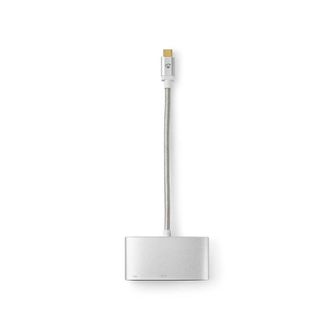 Nedis Cctb64765al02 Cable Adaptador Multi-usb Hdmi Usb-c Usb-a