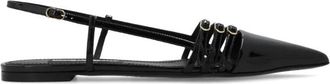 Dolce & Gabbana Leren schoenen - Dames - Ballerinas - Zwart - 36 1/2 EU - Leer - Schoenen