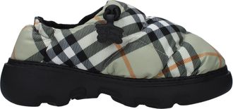 Burberry Slip On Pillow Mujers Tela Verde/Salvia