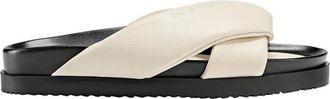 Bogner Sirolo Slide - Dames - Sandalen - Beige - 37 EU - Leer - Schoenen