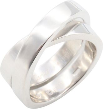 Cartier Silver White Gold (18K) Band Ring (Pre-Owned)