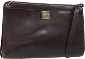 Dior Pre-owned Cross Body Bags, female, Brown, Size: ONE SIZE Pre-owned Vintage Shoulder Bag