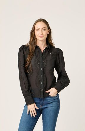 BTB Los Angeles LIANA TOP in Black at Nordstrom, Size X-Small