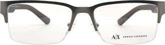 A|X Armani Exchange Demo Rectangular Mens Eyeglasses AX1014 6060 53