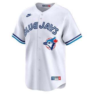 Nike Toronto Blue Jays Cooperstown Nike Mens Dri-FIT ADV MLB Limited Jersey in White | CO25BJC1TBJ-A3F