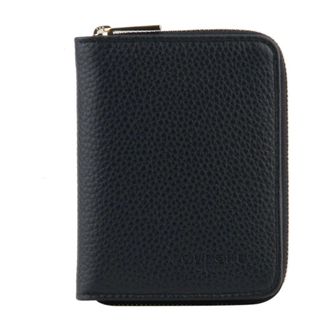 Pourchet Accessoires, Dames, Blauw, ONE Size, Leer, Coin Wallet