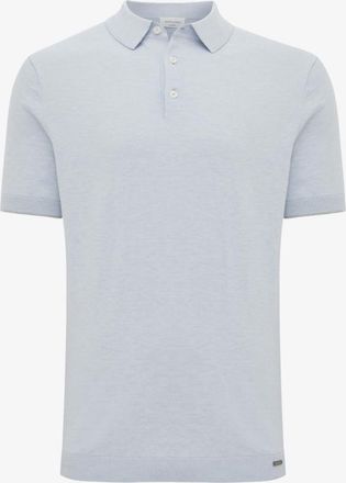 Gentiluomo Gebreide Polo | Lichtblauw