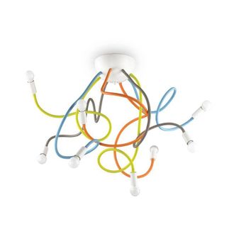 Ideal Lux Ideal Lux - lampada da soffitto multiflex PL8 color