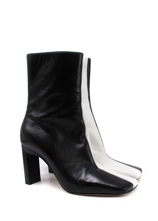 Wandler Two Tone Black and White Ankle Boots Size 36
