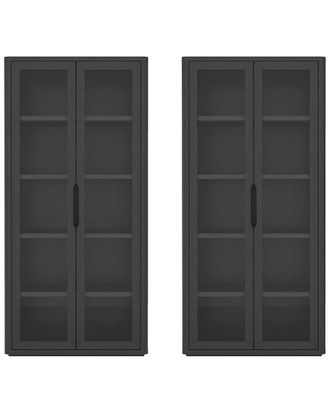 Manhattan Comfort Rivington Modern 38In Bookcase Cabinet (5-Shelf)