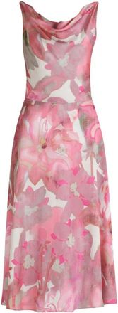 Vera Mont Midi Jurken - Dames - Casual kleedjes - Veelkleurig - 2XL - Satijn - Kleedjes