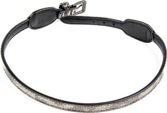 Bottega Veneta Womens Intrecciato Leather Beltmodel 649615v001d - Black - Size Large