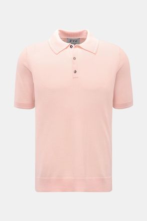 FTC Men - Short sleeve knit polo rose