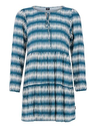 Protest Strandkleid PROTEST Kleid PRTJESS, Damen, Gr. XL, EURO, blau (raku blau), Obermaterial: 100% Viskose CV., Kleider Strandkleid