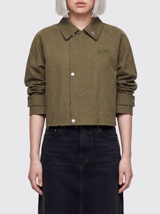Maison Margiela Double-Breasted Shirt Jacket in Stretch Cotton
