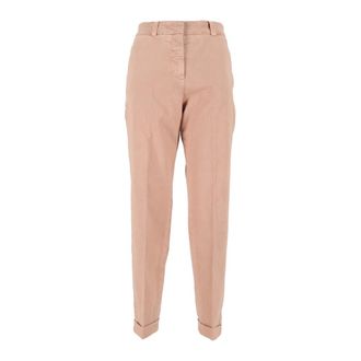 PESERICO Chino broeken - Dames - Broeken - Beige - Maat: S