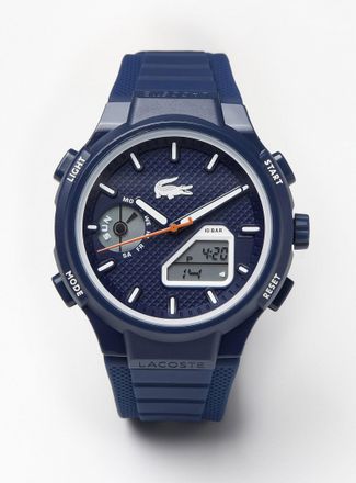 Lacoste Mens Digital Sport silicone-band watch
