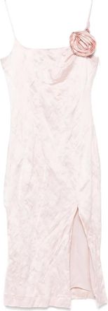 Blumarine Abito midi 3D-roses - Rosa