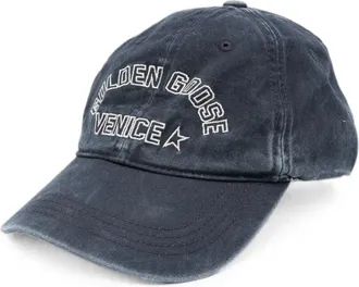 Golden Goose Cap Washed Cotton Twill Journey Baseball