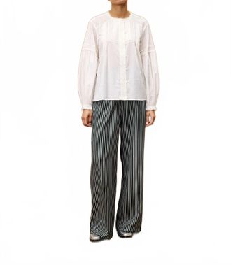 FRNCH Aster Pants In Moss Green
