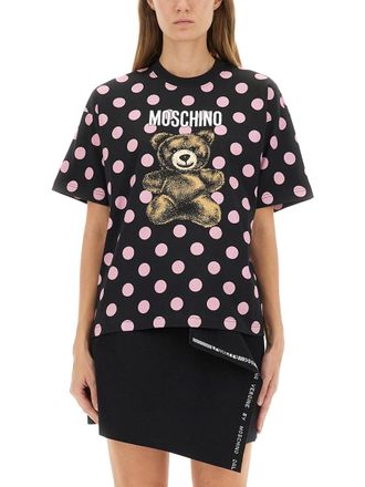 Moschino Teddy Polka Dots T Shirt