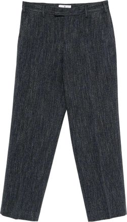 Pantaloni Torino Pantaloni con motivo a spina di pesce - Grigio