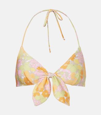 Chlo&eacute; Chlo&eacute; Top de bikini floral con lazo