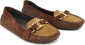 Louis Vuitton Mocassini con fibbia - Marrone