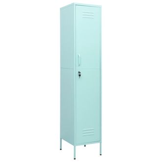 vidaXL Armario Taquilla De Acero Verde Menta 35x46x180 Cm Vidaxl