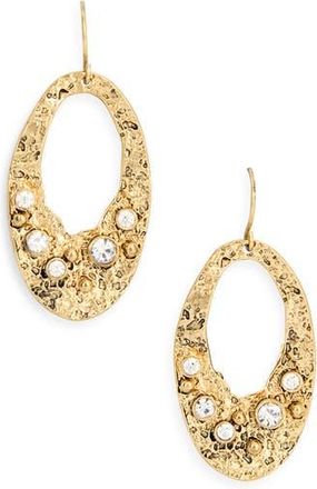 Karine Sultan Antique Oval Drop Earrings in Gold at Nordstrom Rack