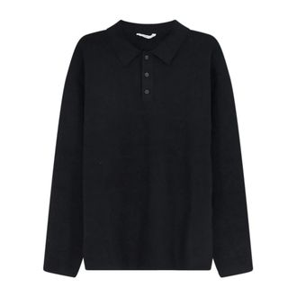 Hev&ograve; Mar Grande Polo - Tops - Hombre - Negro - XL