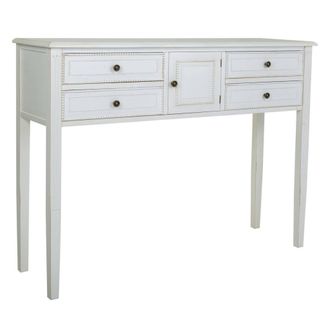 Wanderlust Deco Wanderlust Deco - Recibidor De Madera Lacado Blanco 120x36x92