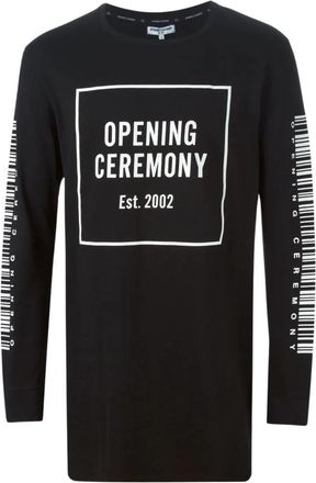 Opening Ceremony Long Sleeve Tops - Heren - Longsleeves - Zwart - S - Katoen - Tops