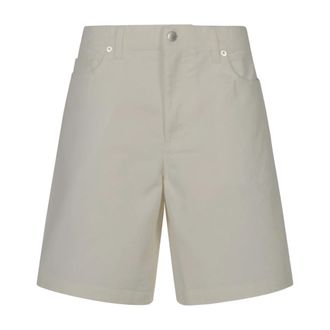 Maison Kitsun&eacute; Denim Shorts - Dames - Denim shorts - Grijs - W26 - Denim - Korte Broeken