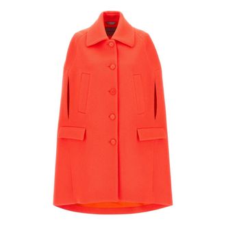Balenciaga Cape Coat - Dames - Jassen - Oranje - Maat: 2XS Katoen