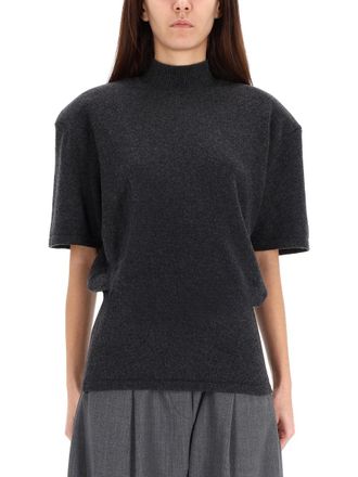 Jacquemus Wool Cashmere Blend Sweater - Gray
