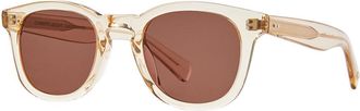 Garrett Leight KINNEY II SUN CH/SFPRW Mens Sunglasses Yellow Size 47