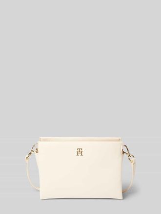 Tommy Hilfiger Handtasche mit Logo-Applikation in Beige, Gr&ouml;&szlig;e 1